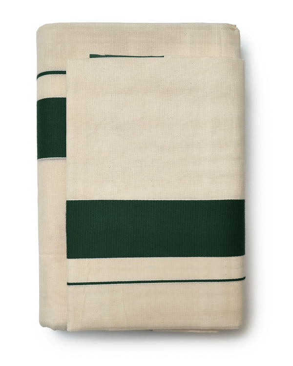 Pure Cotton Single Set Mundu for Women in Kerala - [2071]