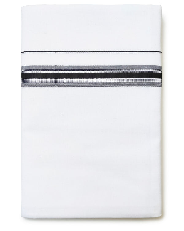 Men’s Cotton white 2.00 Meter Dhoti 1’Inch Fancy Border