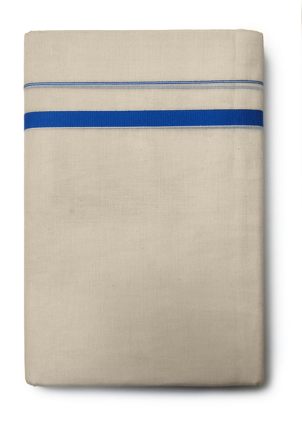 Men’s Cotton Cream Plain Dhoti ½’ Inch Attractive Border [2020]